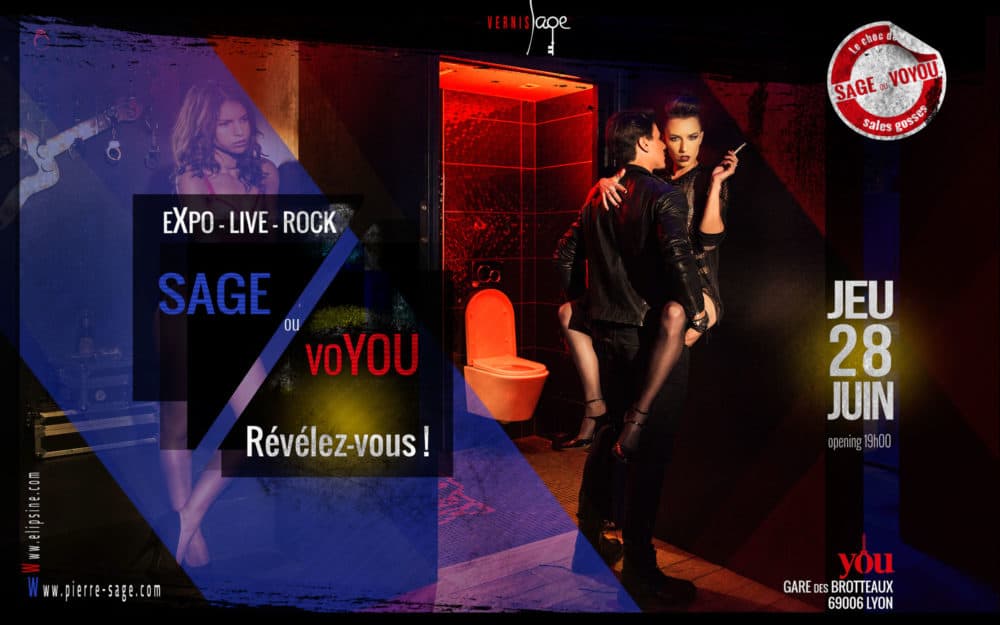 Pierre SAGE le vernissage photoshoot du YOU